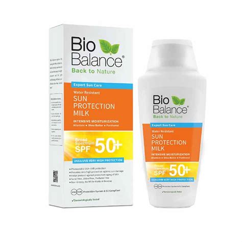 bio balance sun protection milk 50+spf 150 ml