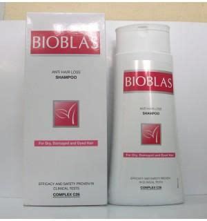 bioblas shampoo for dry damaged and dyed hair 400ml