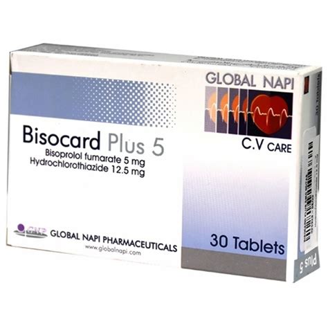 سعر دواء bisocard 5mg 30 f.c.tab.