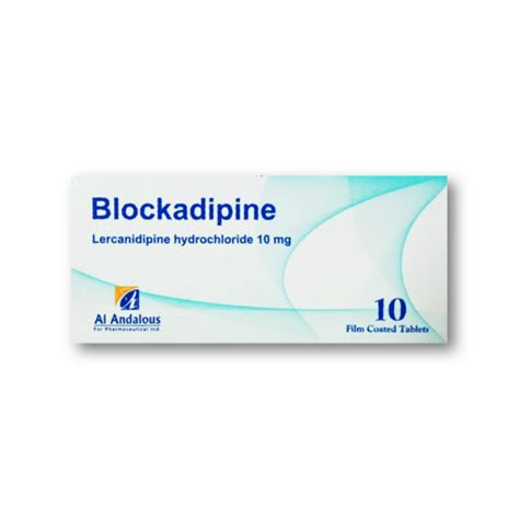 سعر دواء blockadipine 20 mg 10 f.c. tabs