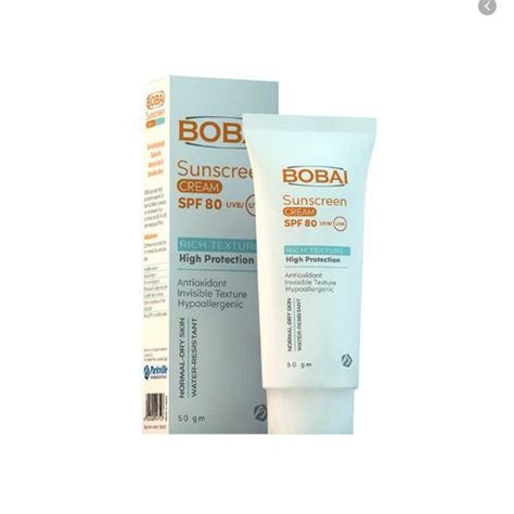 bobai sun block cream spf 80 - 50 gm