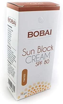 bobai sun block tinted cream spf 80 - 60 gm