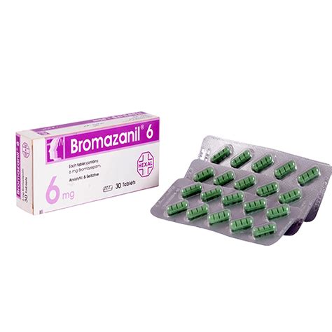 bromazanil 6mg 10 tabs.