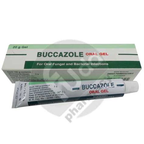 buccazole 2% oral gel 20 gm