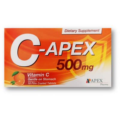 سعر دواء c-apex 500 mg 10 tab.