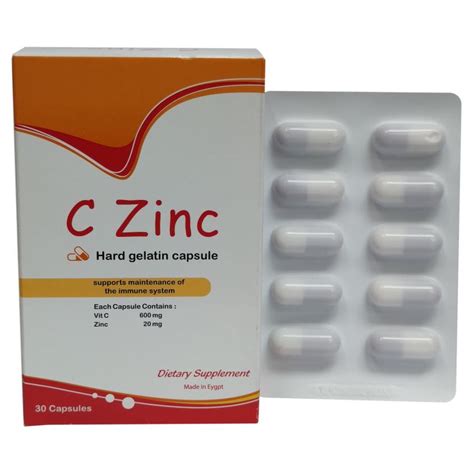 سعر دواء c zinc 30 caps.