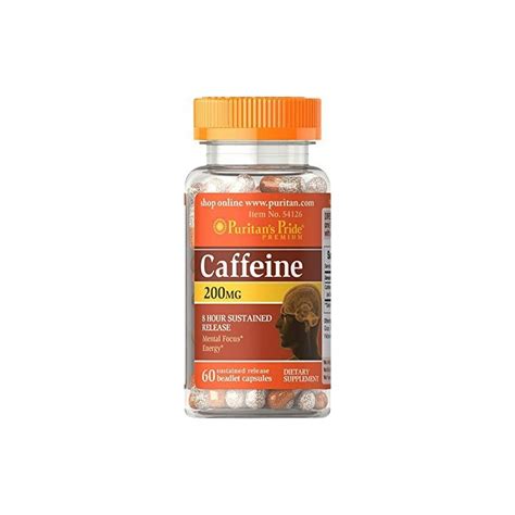 caffeine 200 mg s.r. 60 caps. (illegal import)