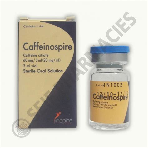 caffeinospire 10 mg sterile oral soln