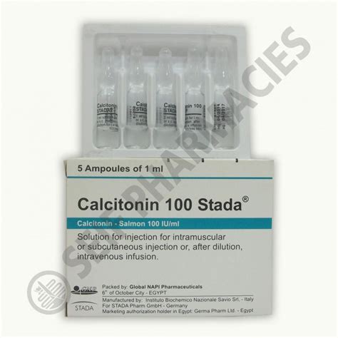 سعر دواء calcitonin stada 100i.u./ml 5 amp.