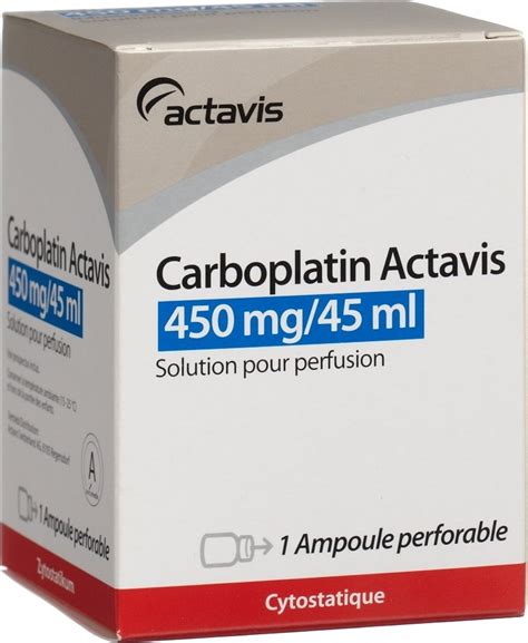 سعر دواء carboplatin (actavis) 450mg vial(n/a)