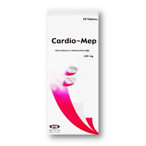 سعر دواء cardio-mep 200mg 30 tab.