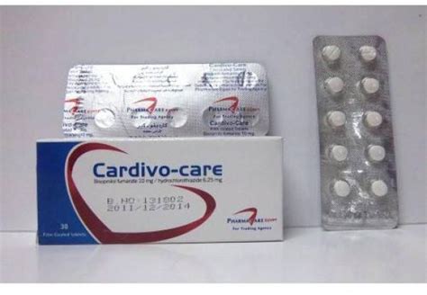 سعر دواء cardivo-care 10/6.25mg 30 f.c.tab.