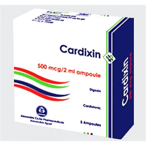 سعر دواء cardixin 500 mcg/2ml 5 amp.