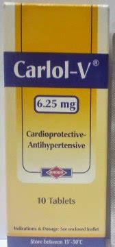سعر دواء carlol-v 6.25mg 30 f.c.tab