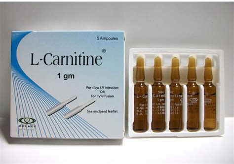 سعر دواء carnitine 1gm/5ml 5 amp. i.v.