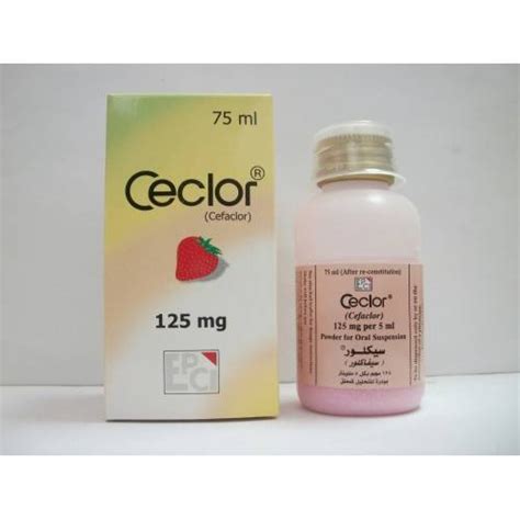 ceclor 125mg/5ml susp. 75ml