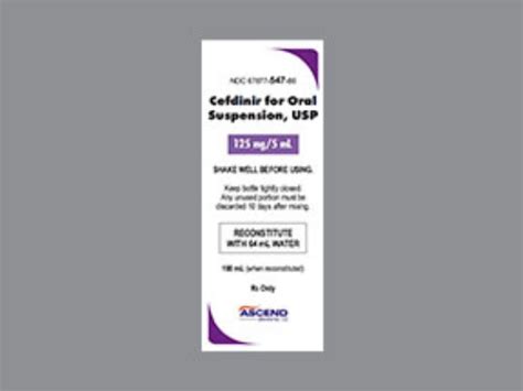 cedenir 125mg dry 1bottle susp