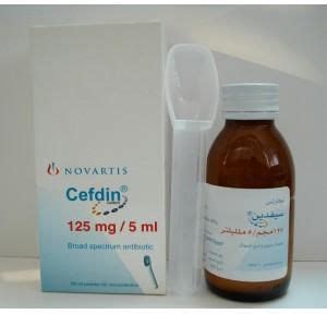 سعر دواء cefdin 125mg/5ml susp. 60ml