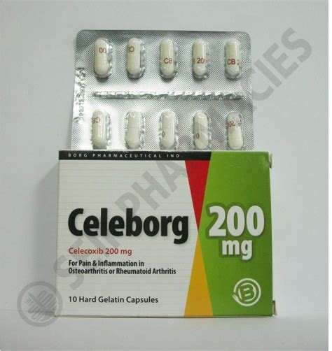 سعر دواء celeborg 200 mg 10 caps.