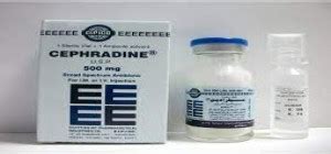 سعر دواء cephradine 500mg vial u.s.p.30