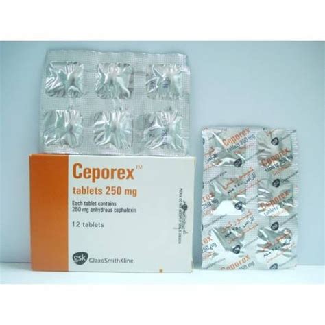 سعر دواء ceporex 250 mg 12 tablets