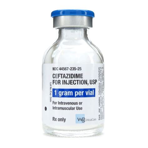 cetazime 1 gm iv/im vial usp23