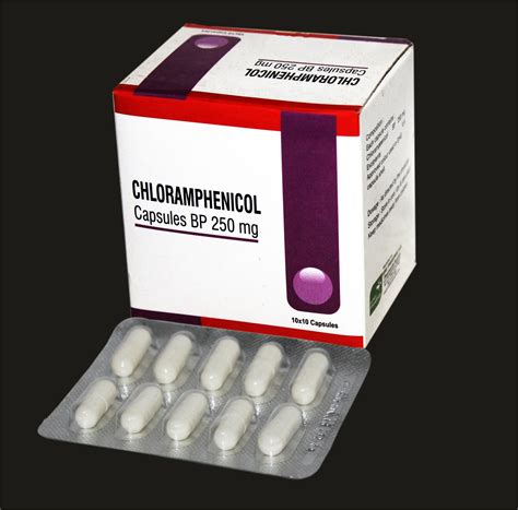 chloramphenicol 250 mg 12 caps. b.p93