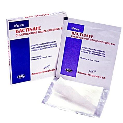 chlorhexidine 0.5% 10*10 gauze dressing