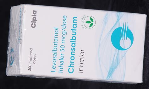 سعر دواء chronsalbutam inhaler 50 mcg/dose 200 doses
