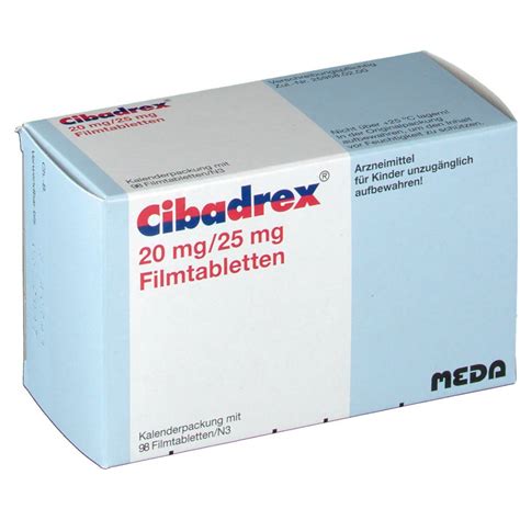 سعر دواء cibadrex 20/25 mg 14 f.c. tab.