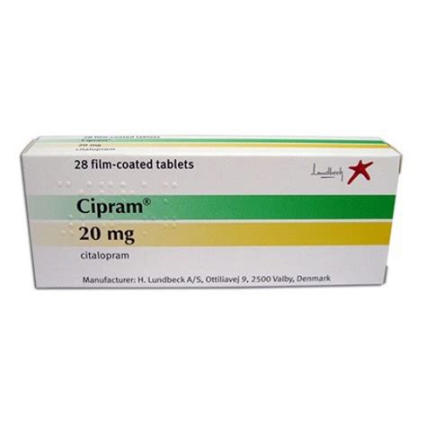 cipram 20 mg 28 tab.