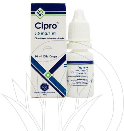 cipro 3.5mg/ml ear drops 10 ml