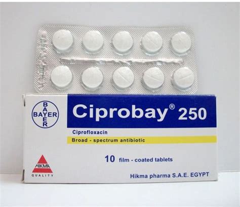 ciprobay 250mg 10 f.c.tab.