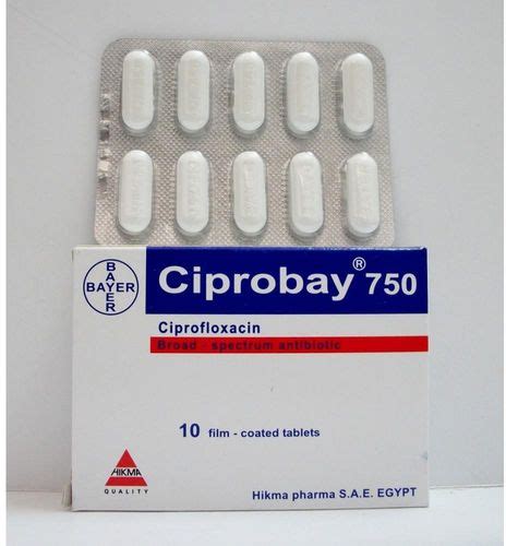 ciprobay 750mg 10 f.c.tab.