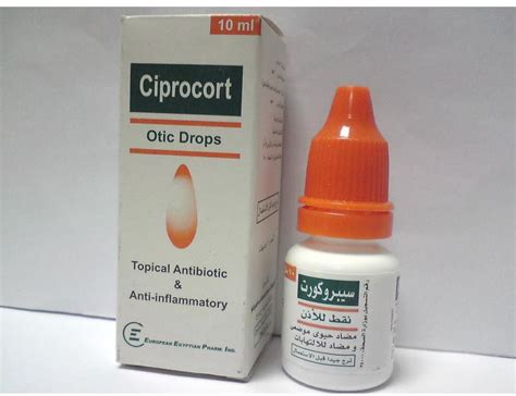 ciprocort otic drops 10 ml