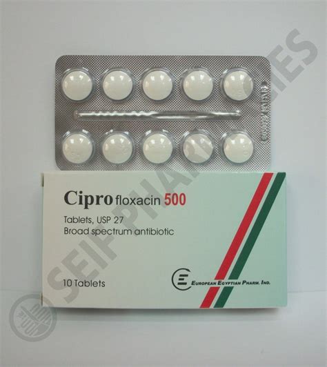 ciprofloxacin 500mg 10tab.u.s.p.25