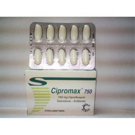 cipromax 750mg 10 f.c.tab.