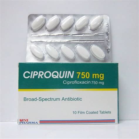 سعر دواء ciproquin 750mg 10 f.c. tab.