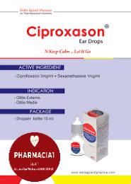 ciproxason otic susp. 15 ml drops