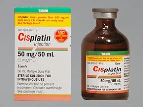 cisplatin 1mg/ml (50mg) vial