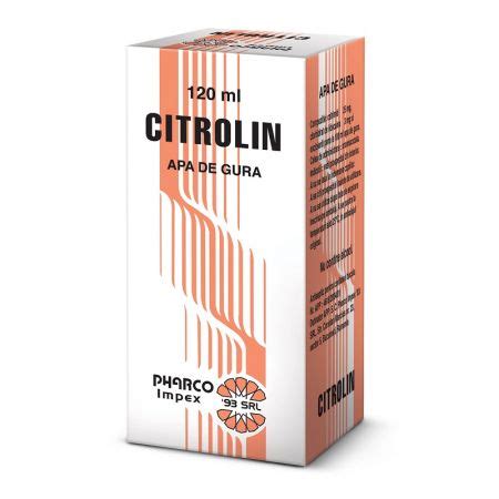 citrolin mouth wash and gargle 120 ml