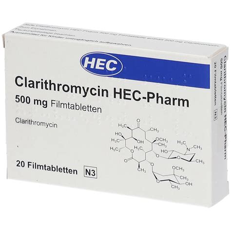 سعر دواء clarimycin 500 mg 14 f.c. tab.