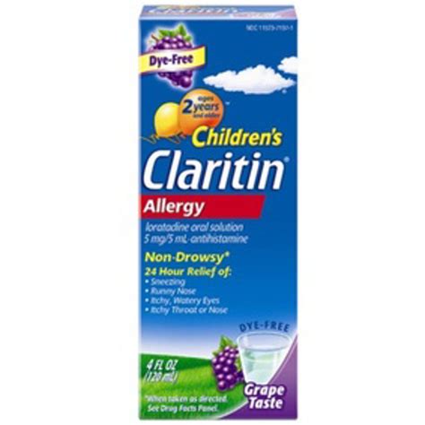 claritine 1mg/ml syrup 100ml