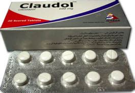 سعر دواء claudol 100 mg 30 tab.