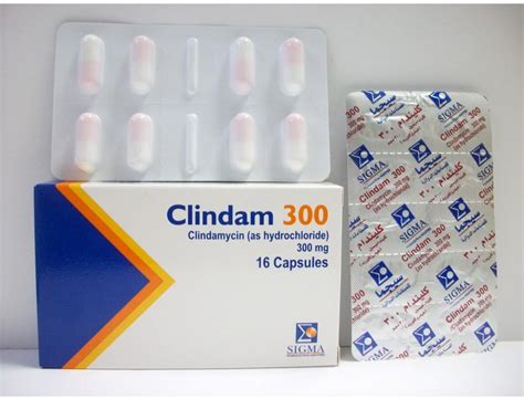 سعر دواء clindam 300 mg 16 caps.