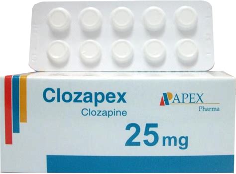 سعر دواء clozapex 25 mg 50 tab.