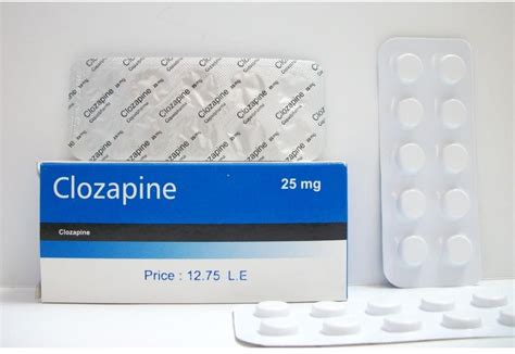 سعر دواء clozapine 25mg 30 tab.