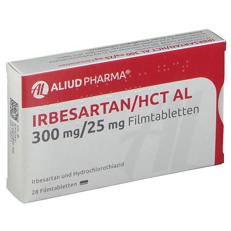 co-irbesartan 300/25 mg 7 f.c. tabs.