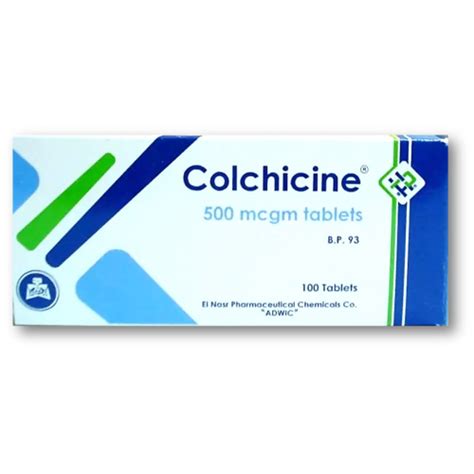 سعر دواء كولشيسين 500مكجم 100 قرص