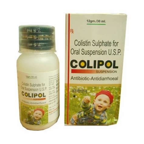 colistin sulphate 750.000 iu/15ml susp. 60ml